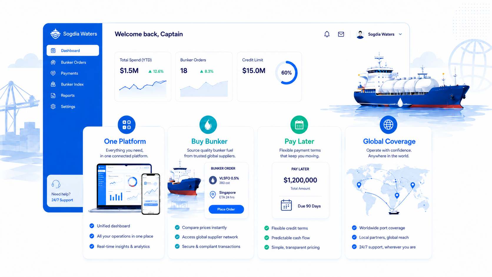 bunkerme dashboard